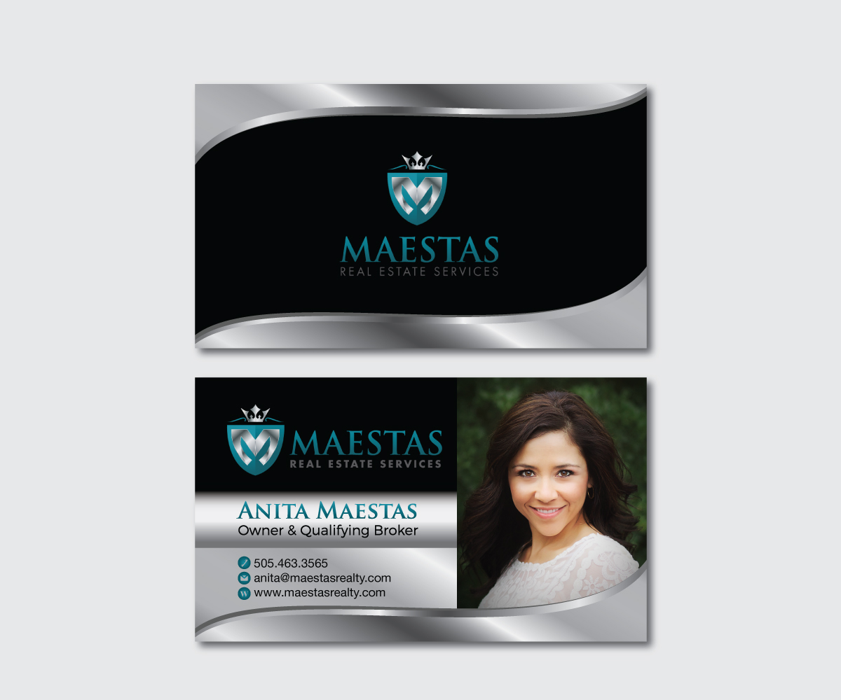 Visitenkarten-Design von M.Pirs für Maestas Real Estate Services  | Design #12311433
