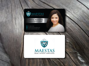Business Card Design by Dezero for Maestas Real Estate Services  | Design: #13165361