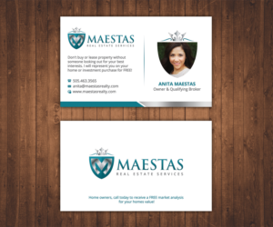 Real estate broker business card | Business Card Design by Stylez Designz