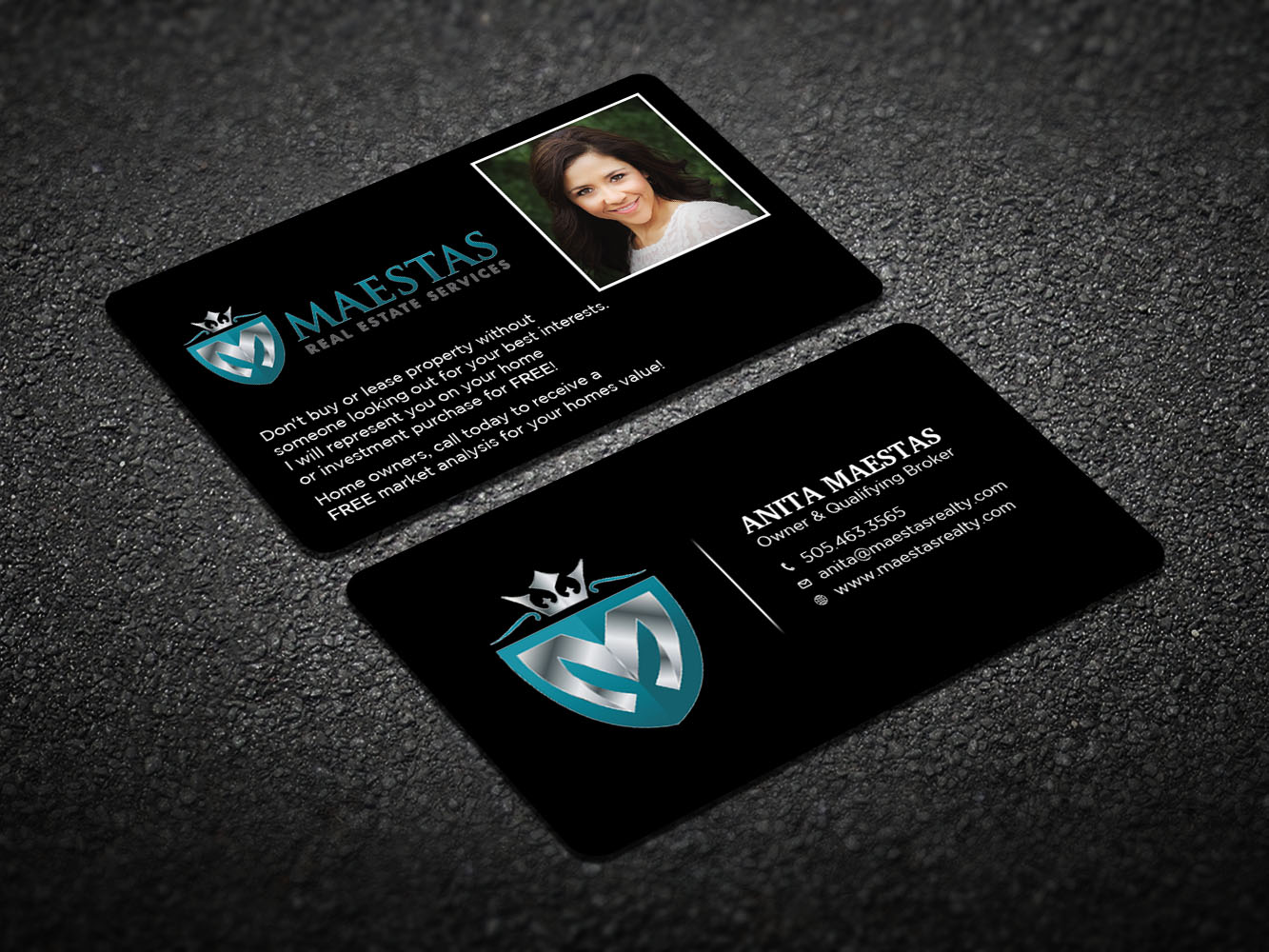 Business Card Design by Verified artistry (Design garden) for Maestas Real Estate Services  | Design #12351545