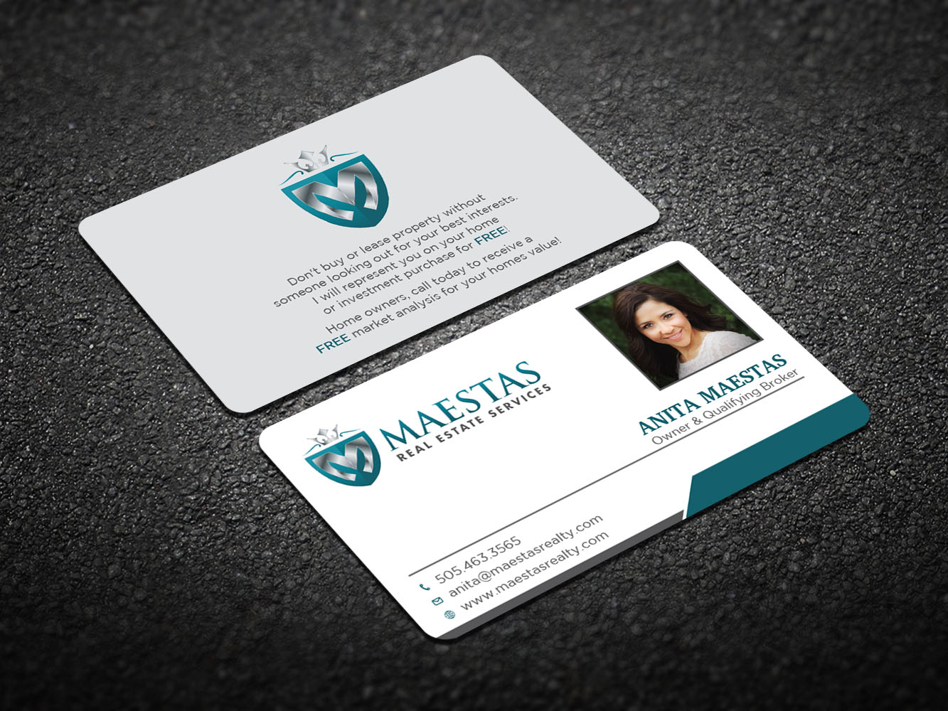 Business Card Design by Verified artistry (Design garden) for Maestas Real Estate Services  | Design #12351547