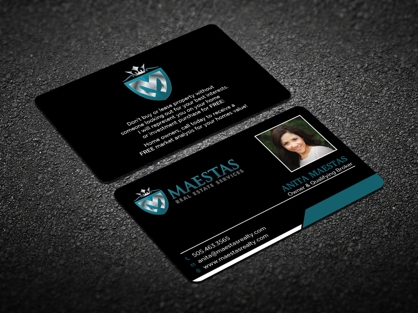 Business Card Design by Verified artistry (Design garden) for Maestas Real Estate Services  | Design #12351550