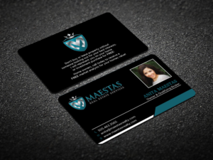 Business Card Design by Verified artistry (Design garden) for Maestas Real Estate Services  | Design: #12351550