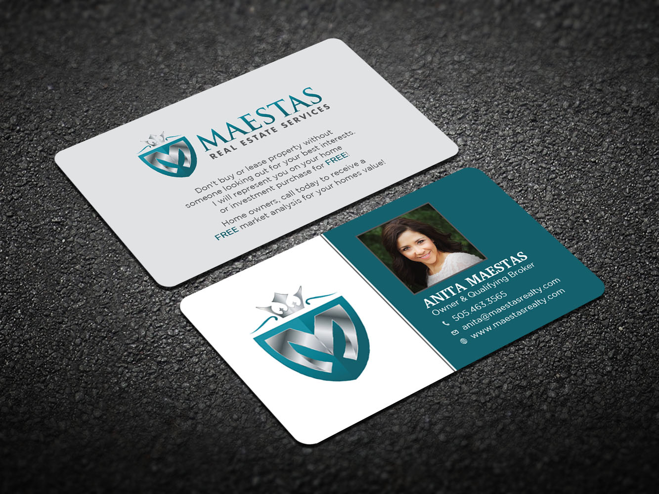 Business Card Design by Verified artistry for Maestas Real Estate Services  | Design #12351551