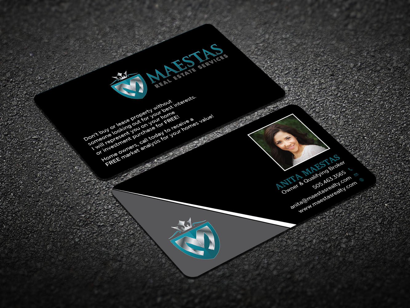 Diseño de Tarjeta de Presentación por Verified artistry (Design garden) para Maestas Real Estate Services  | Diseño #12351553