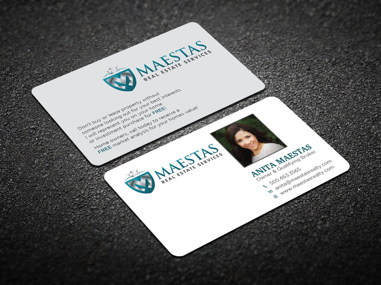 Design de Carte de Visite par Verified artistry (Design garden) pour Maestas Real Estate Services  | Design #12351555
