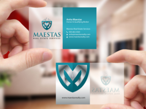 Business Card Design by Creations Box 2015 for Maestas Real Estate Services  | Design: #12319969