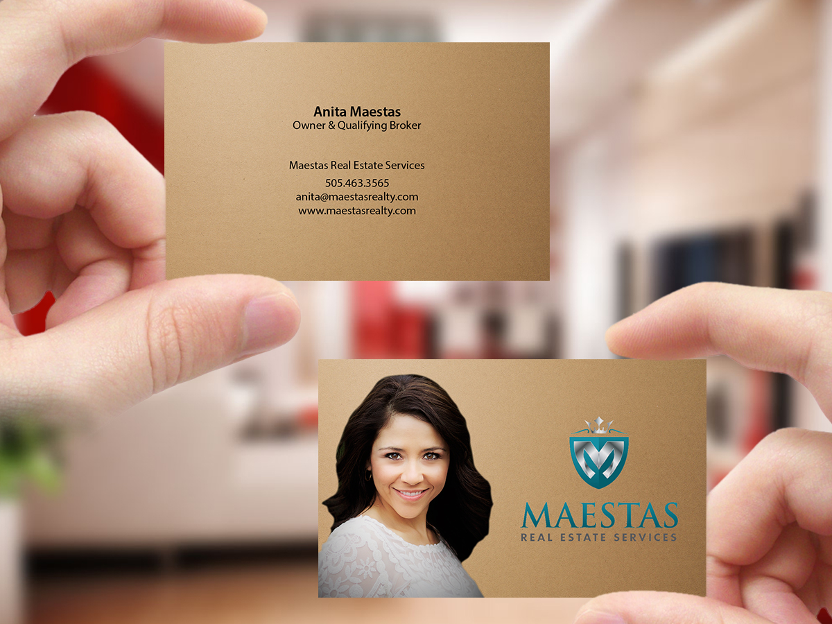 Business Card Design by Creations Box 2015 for Maestas Real Estate Services  | Design #12319970