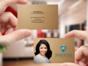 Business Card Design by Creations Box 2015 for Maestas Real Estate Services  | Design: #12319970