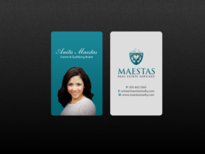 Business Card Design by Creations Box 2015 for Maestas Real Estate Services  | Design: #12319972