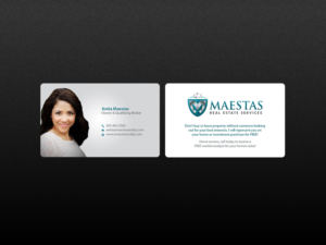 Business Card Design by Creations Box 2015 for Maestas Real Estate Services  | Design: #12319979