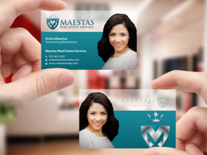 Visitenkarten-Design von Creations Box 2015 für Maestas Real Estate Services  | Design: #12319981