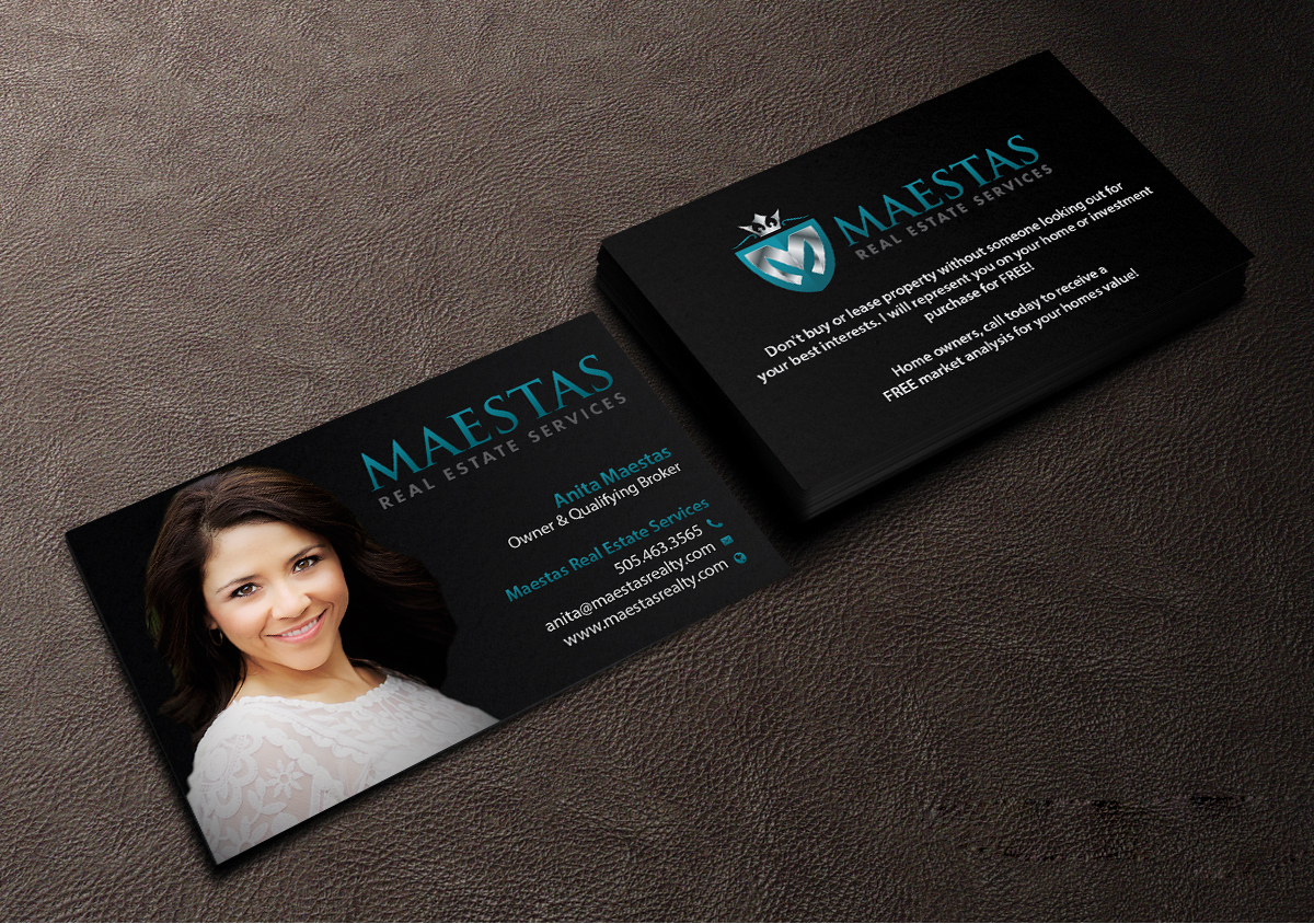 Design de Carte de Visite par Creations Box 2015 pour Maestas Real Estate Services  | Design #12319992