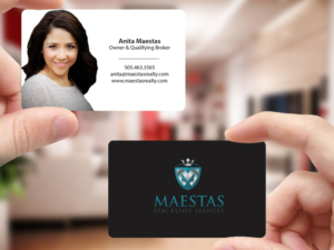Visitenkarten-Design von Creations Box 2015 für Maestas Real Estate Services  | Design: #12319998