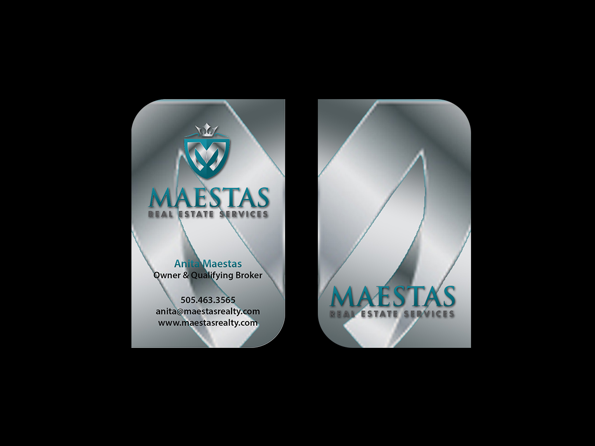 Business Card Design by Creations Box 2015 for Maestas Real Estate Services  | Design #12320002