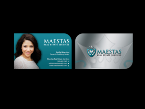 Business Card Design by Creations Box 2015 for Maestas Real Estate Services  | Design: #12320003