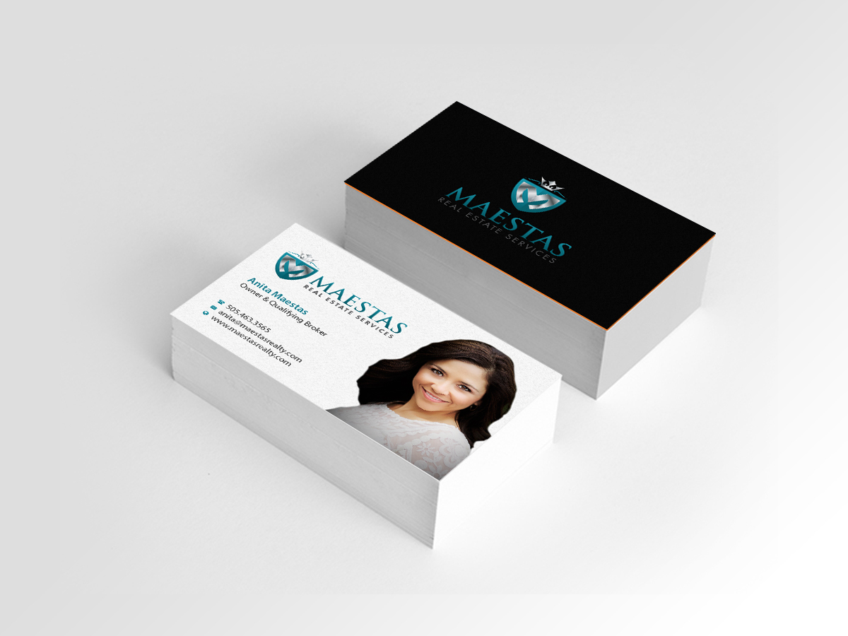 Business Card Design by Creations Box 2015 for Maestas Real Estate Services  | Design #12320066