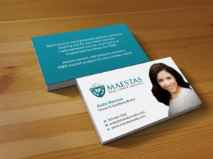 Business Card Design by Creations Box 2015 for Maestas Real Estate Services  | Design: #12320069