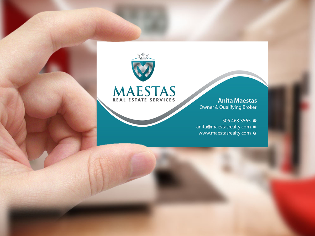 Business Card Design by Creations Box 2015 for Maestas Real Estate Services  | Design #12320079