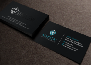 Business Card Design by Brand aid for Maestas Real Estate Services  | Design: #12312849