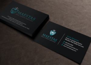 Business Card Design by Brand aid for Maestas Real Estate Services  | Design: #12312850
