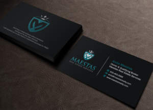 Business Card Design by Brand aid for Maestas Real Estate Services  | Design: #12312854