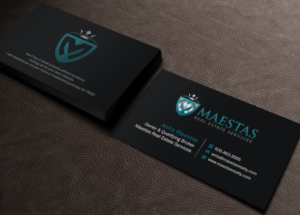Business Card Design by Brand aid for Maestas Real Estate Services  | Design: #12312860