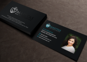 Visitenkarten-Design von Brand aid für Maestas Real Estate Services  | Design: #12312861