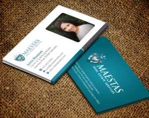 Business Card Design by Brand aid for Maestas Real Estate Services  | Design: #12312867
