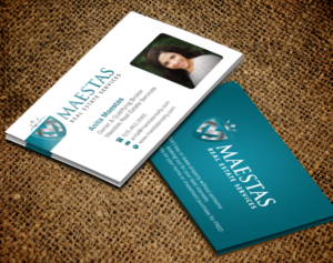 Business Card Design by Brand aid for Maestas Real Estate Services  | Design: #12312870