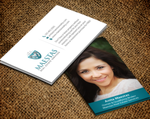 Business Card Design by chandrayaan.creative for Maestas Real Estate Services  | Design: #12312689