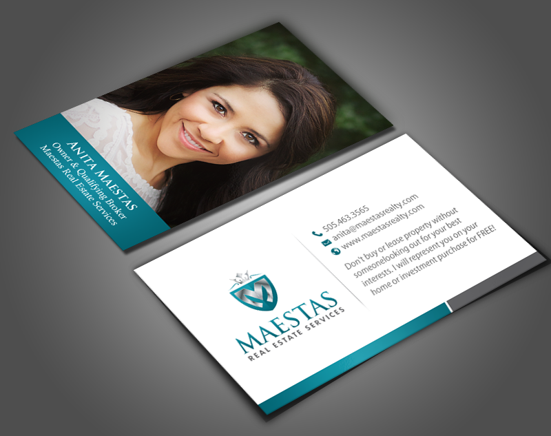 Design de Carte de Visite par chandrayaan.creative pour Maestas Real Estate Services  | Design #12312700
