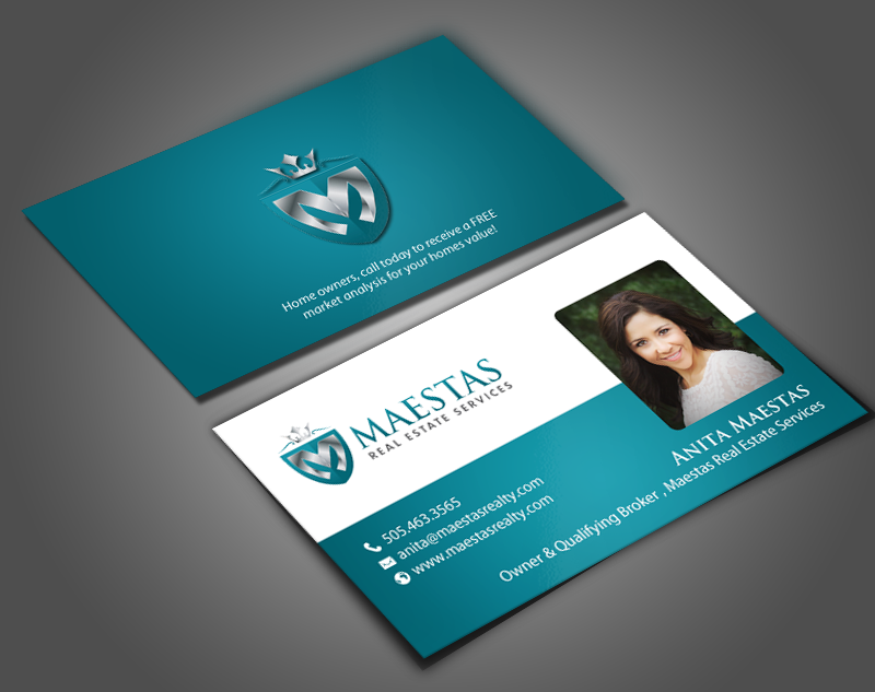 Diseño de Tarjeta de Presentación por chandrayaan.creative para Maestas Real Estate Services  | Diseño #12314909