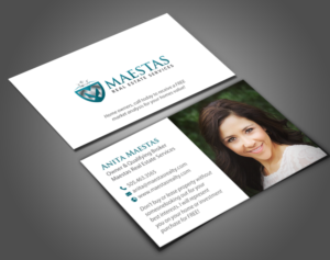 Business Card Design by chandrayaan.creative for Maestas Real Estate Services  | Design: #12314933