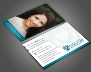 Business Card Design by chandrayaan.creative for Maestas Real Estate Services  | Design: #12314937