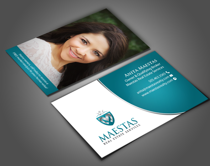 Business Card Design by chandrayaan.creative for Maestas Real Estate Services  | Design #12314944