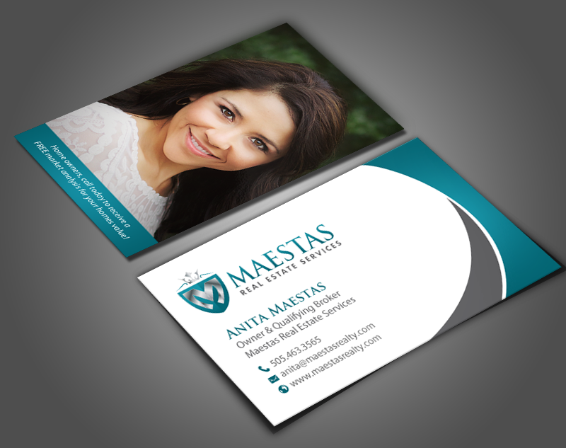 Business Card Design by chandrayaan.creative for Maestas Real Estate Services  | Design #12314948