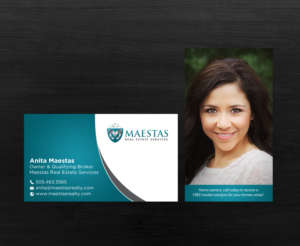 Business Card Design by chandrayaan.creative for Maestas Real Estate Services  | Design: #12316435