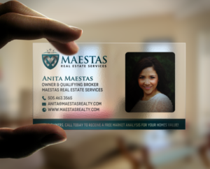 Business Card Design by chandrayaan.creative for Maestas Real Estate Services  | Design: #12316439