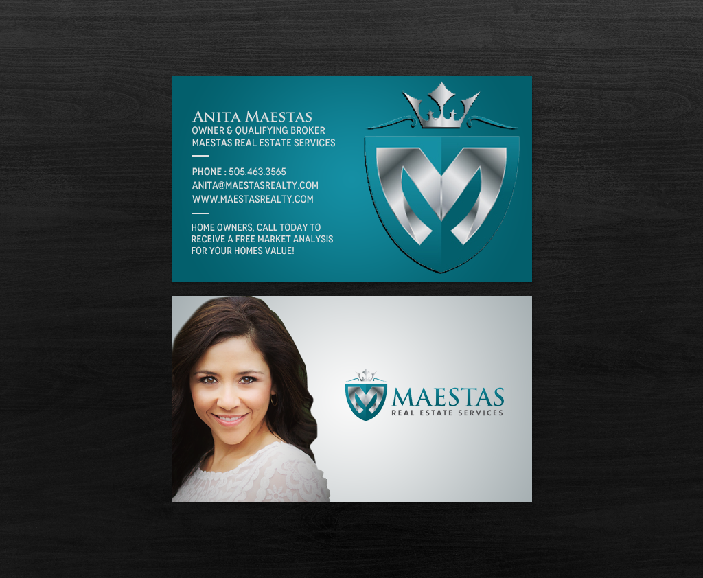 Business Card Design by chandrayaan.creative for Maestas Real Estate Services  | Design #12316443