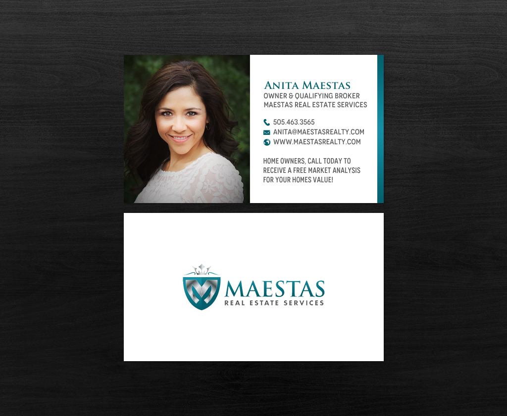 Business Card Design by chandrayaan.creative for Maestas Real Estate Services  | Design #12316450