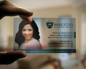 Business Card Design by chandrayaan.creative for Maestas Real Estate Services  | Design: #12347908