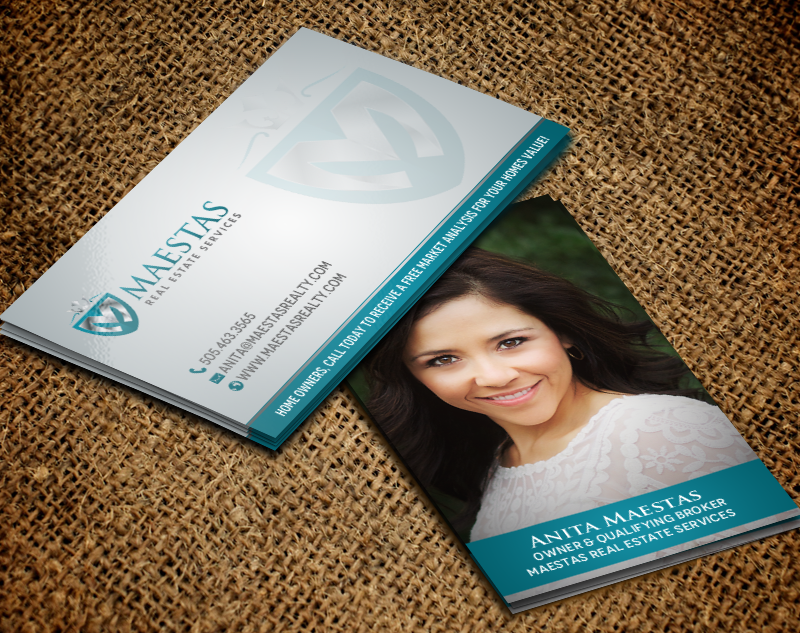 Business Card Design by chandrayaan.creative for Maestas Real Estate Services  | Design #12348669