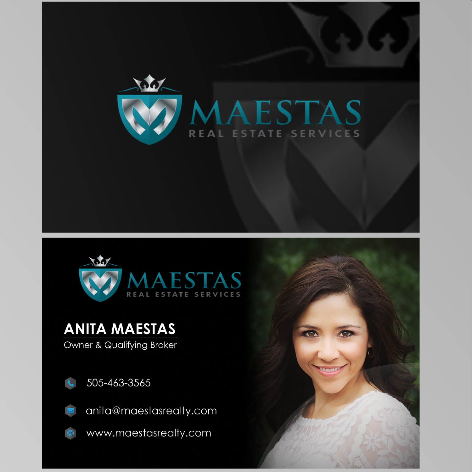Diseño de Tarjeta de Presentación por sebelastitiksebelas para Maestas Real Estate Services  | Diseño #12335576
