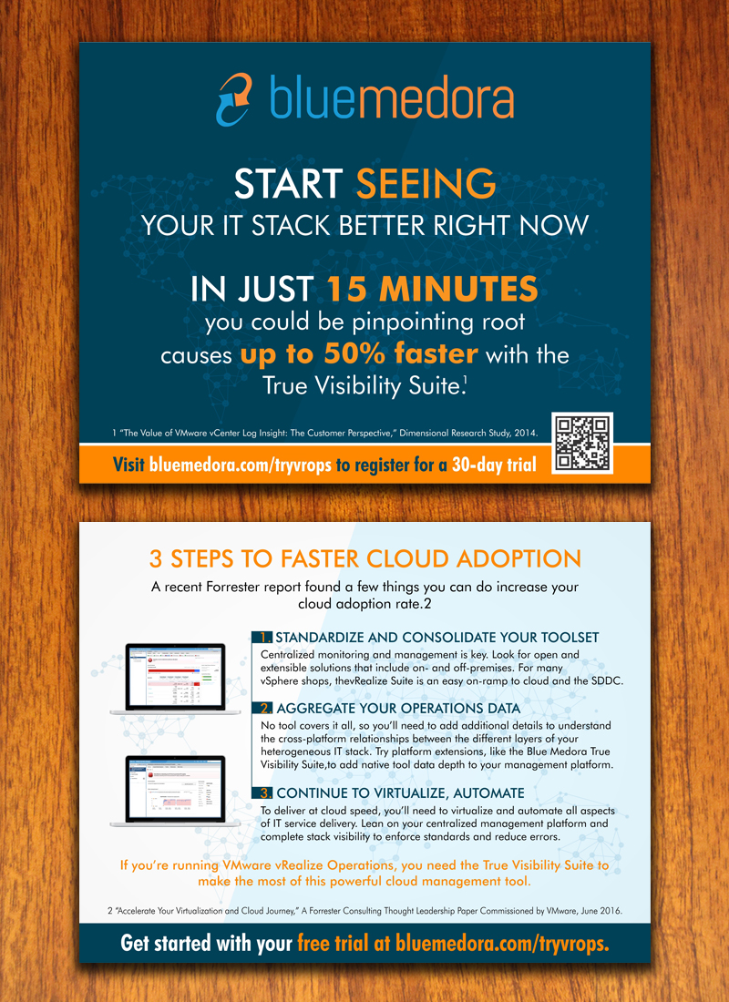 Karten-Design von ecorokerz für Blue Medora | Design #11857103