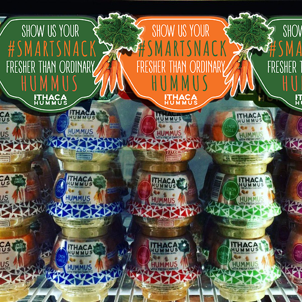 Sticker Design by Kristina Andonoff for Ithaca Hummus | Design #11868976