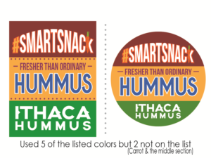 Sticker Design by Red-Tailed Hawkeye for Ithaca Hummus | Design: #11881545