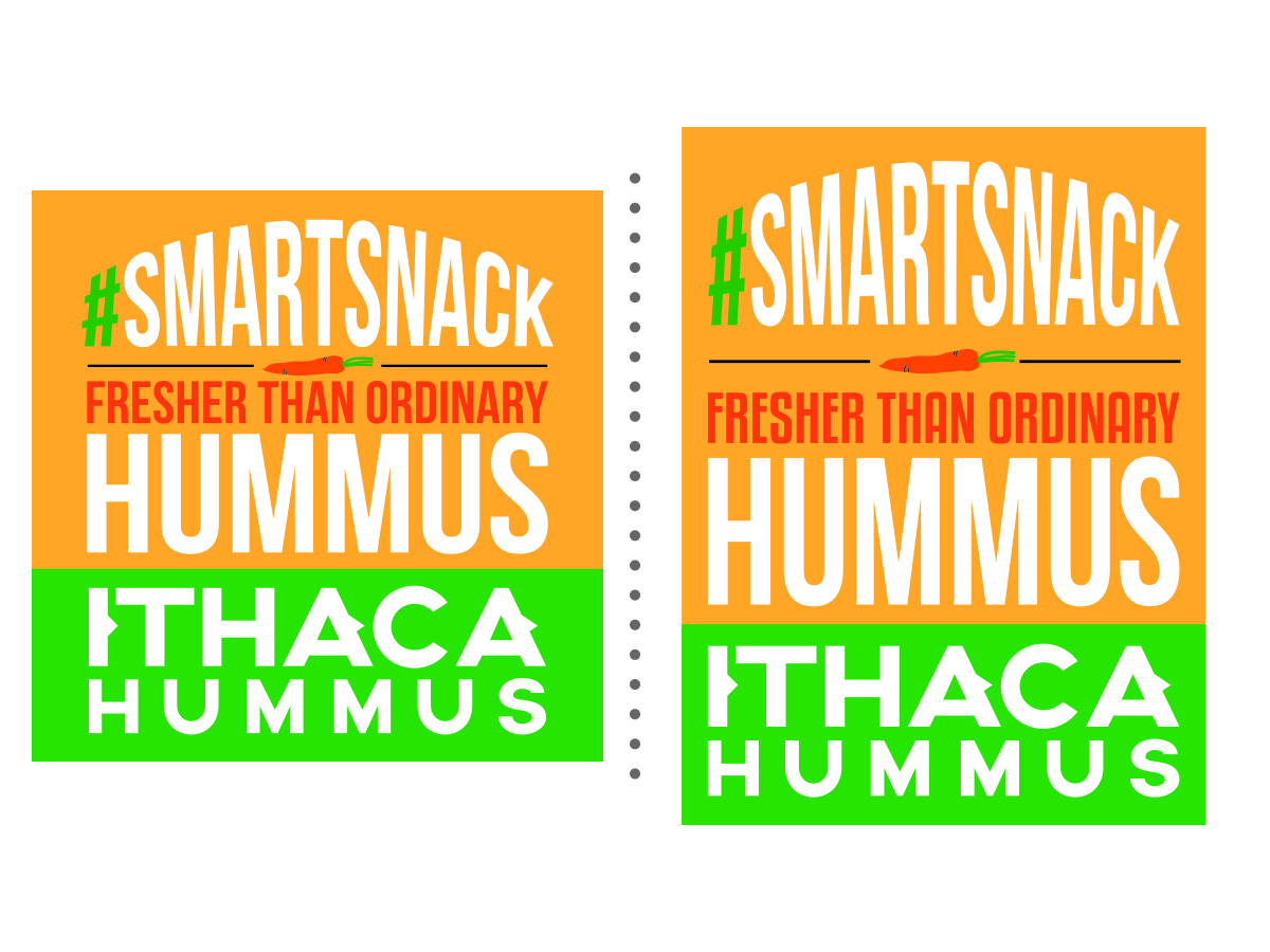 Design Autocollant par Red-Tailed Hawkeye pour Ithaca Hummus | Design #11921400