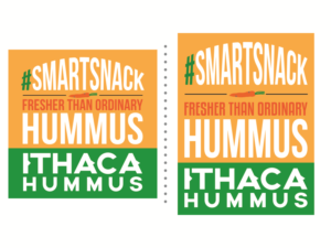 Aufkleber-Design von Red-Tailed Hawkeye für Ithaca Hummus | Design #11921400