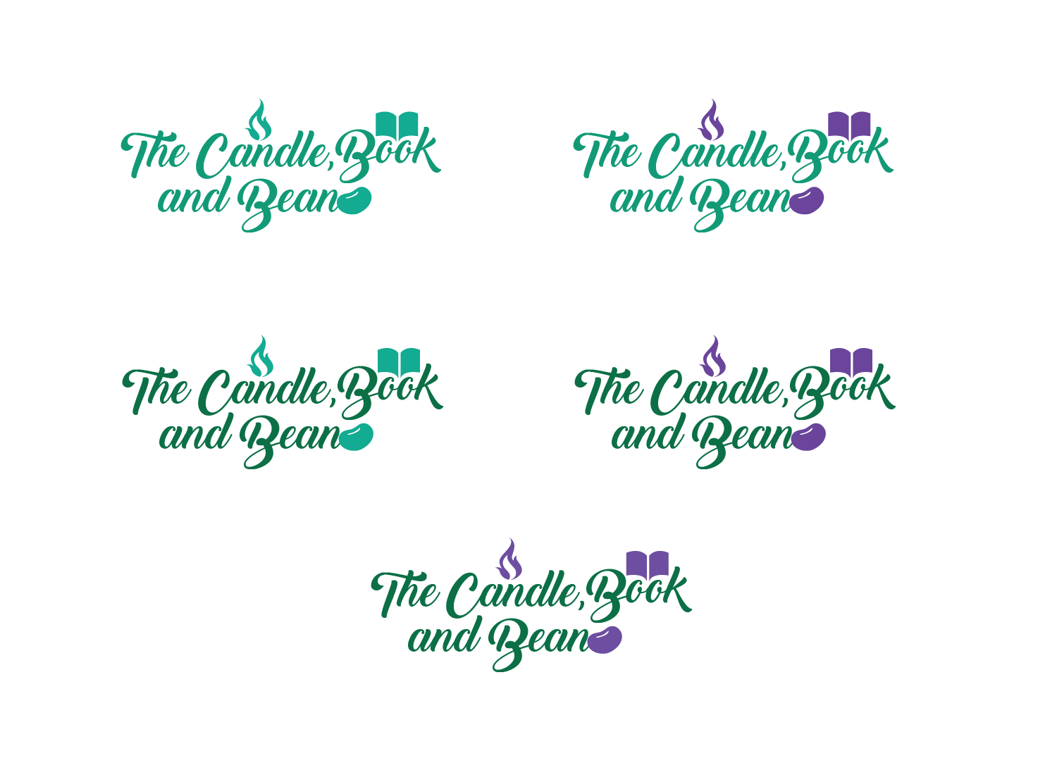 Logo Design by yadunath for The Candle, Book and Bean | Design #11876360